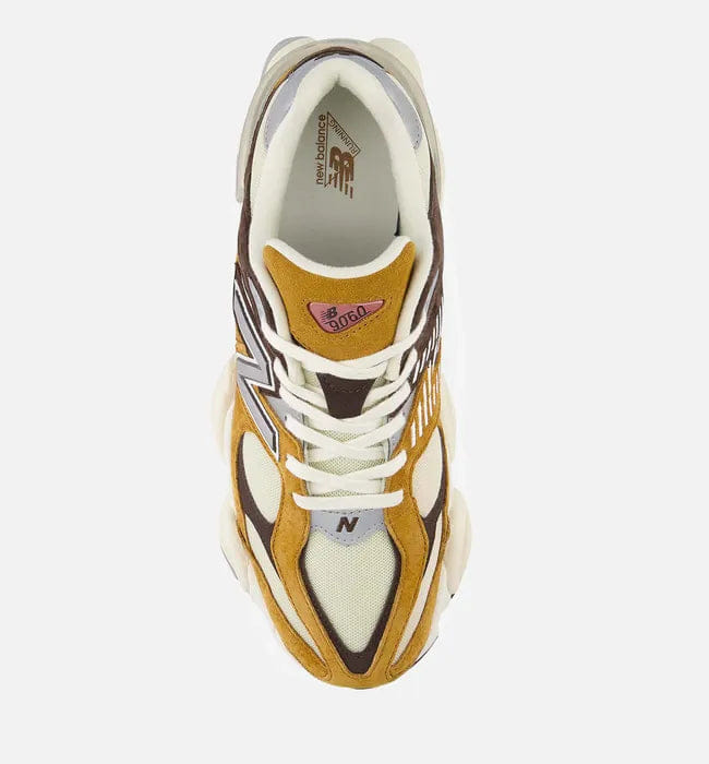 New Balance 9060 Leather, Suede and Mesh Trainers