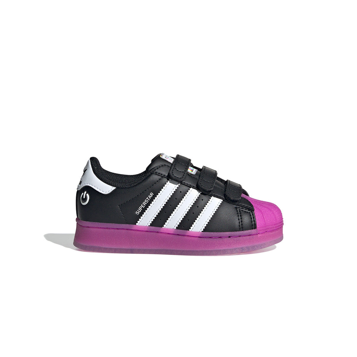 adidas Kids Superstar LED Light Black