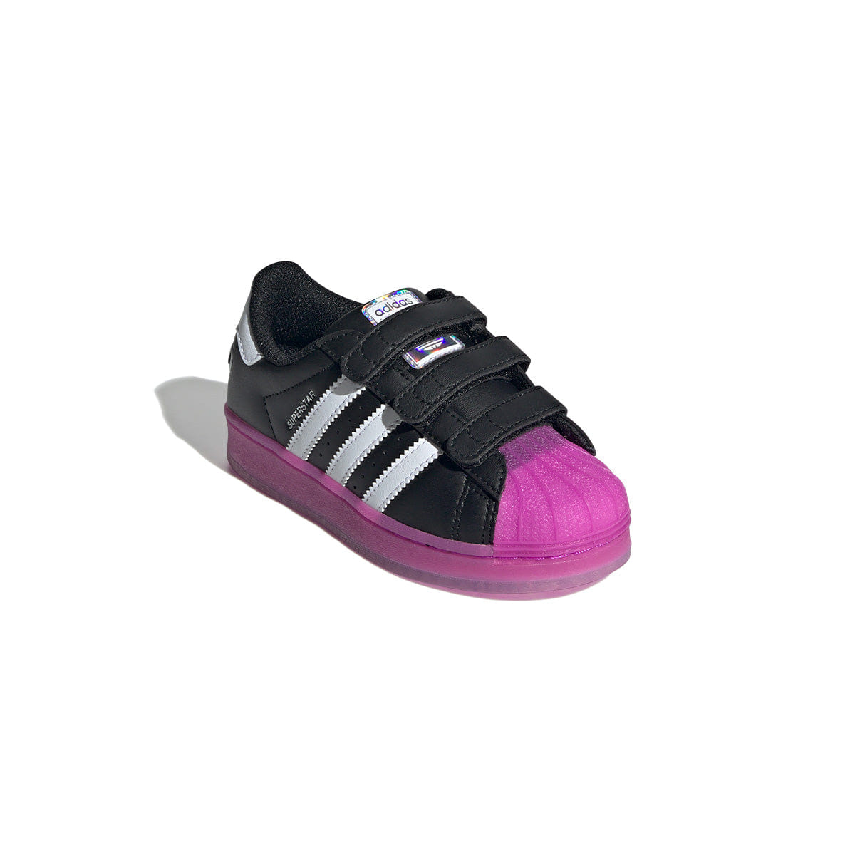 adidas Kids Superstar LED Light Black