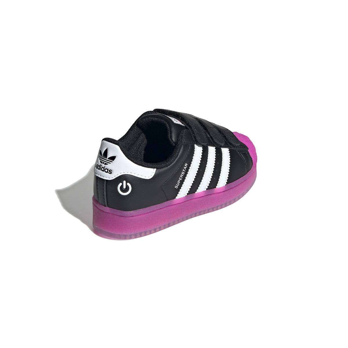 adidas Kids Superstar LED Light Black