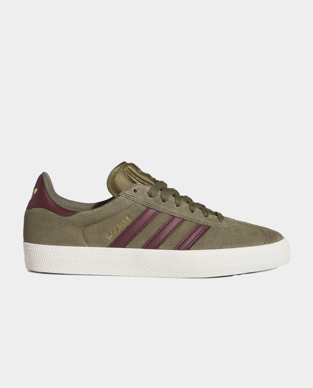 adidas - Gazelle ADV Shoe - Olive Strata/Maroon/Chalk White