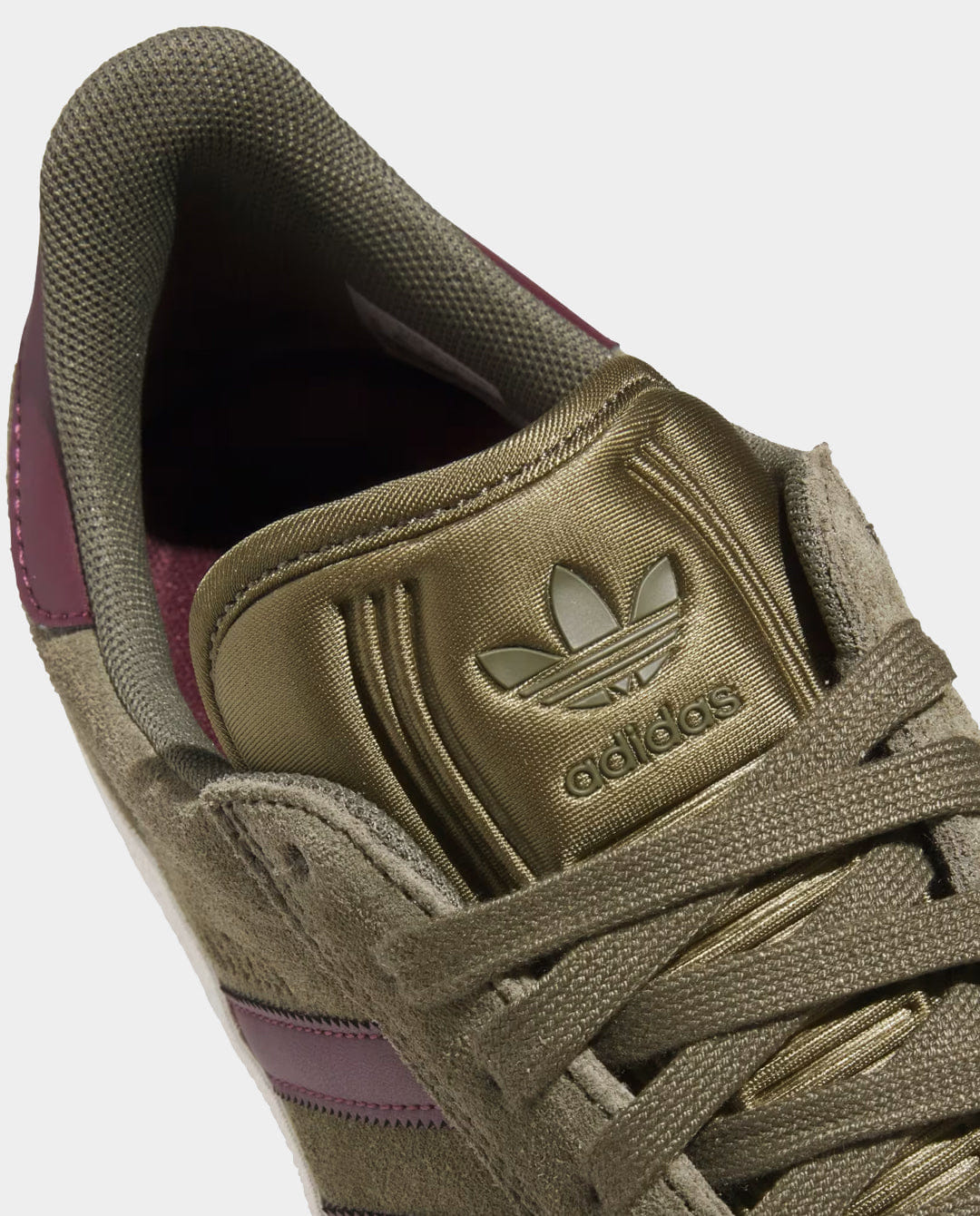 adidas - Gazelle ADV Shoe - Olive Strata/Maroon/Chalk White