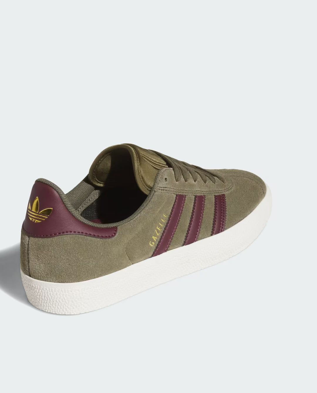adidas - Gazelle ADV Shoe - Olive Strata/Maroon/Chalk White