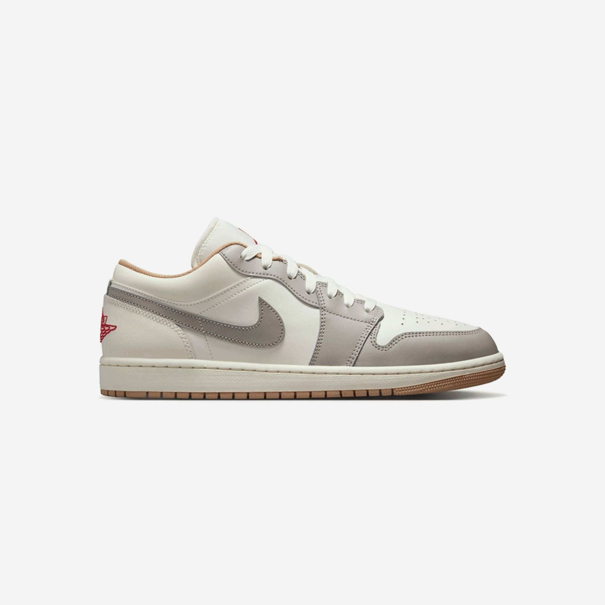 Air Jordan Nike Air Jordan 1 Low Sail/Fire Red College Grey Hemp