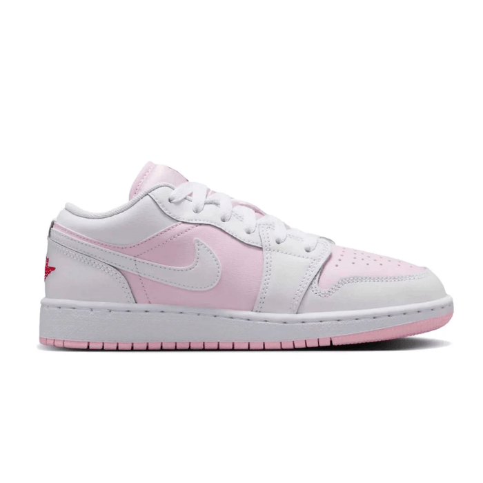 Air Jordan Jordan 1 Low Pink Foam Fire Red White (GS)