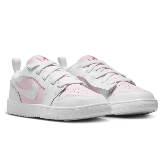 Air Jordan Jordan 1 Low Pink Foam Fire Red White (GS)