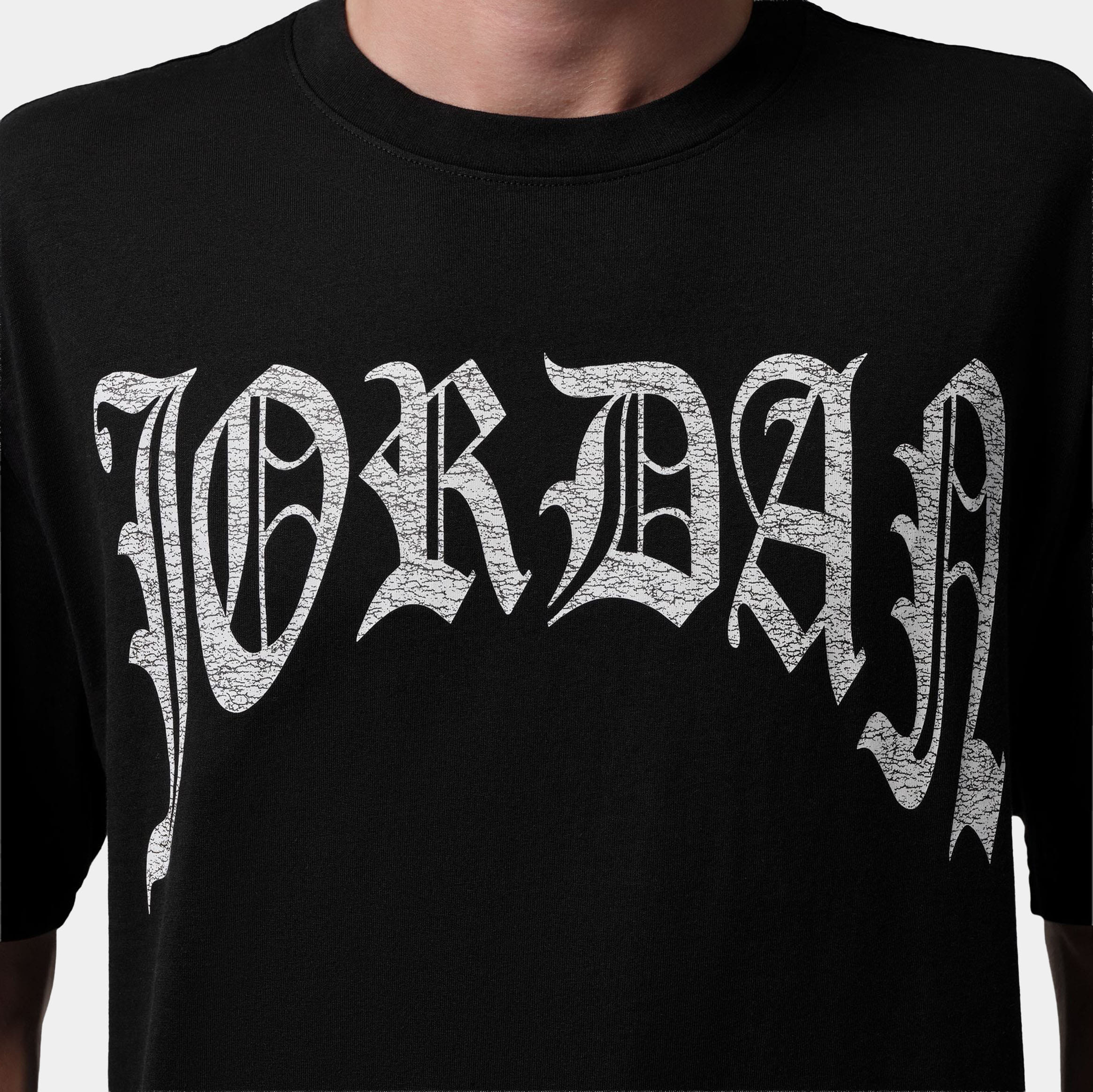Air Jordan Brooklyn Mens Short Sleeve Shirt (Black/White)