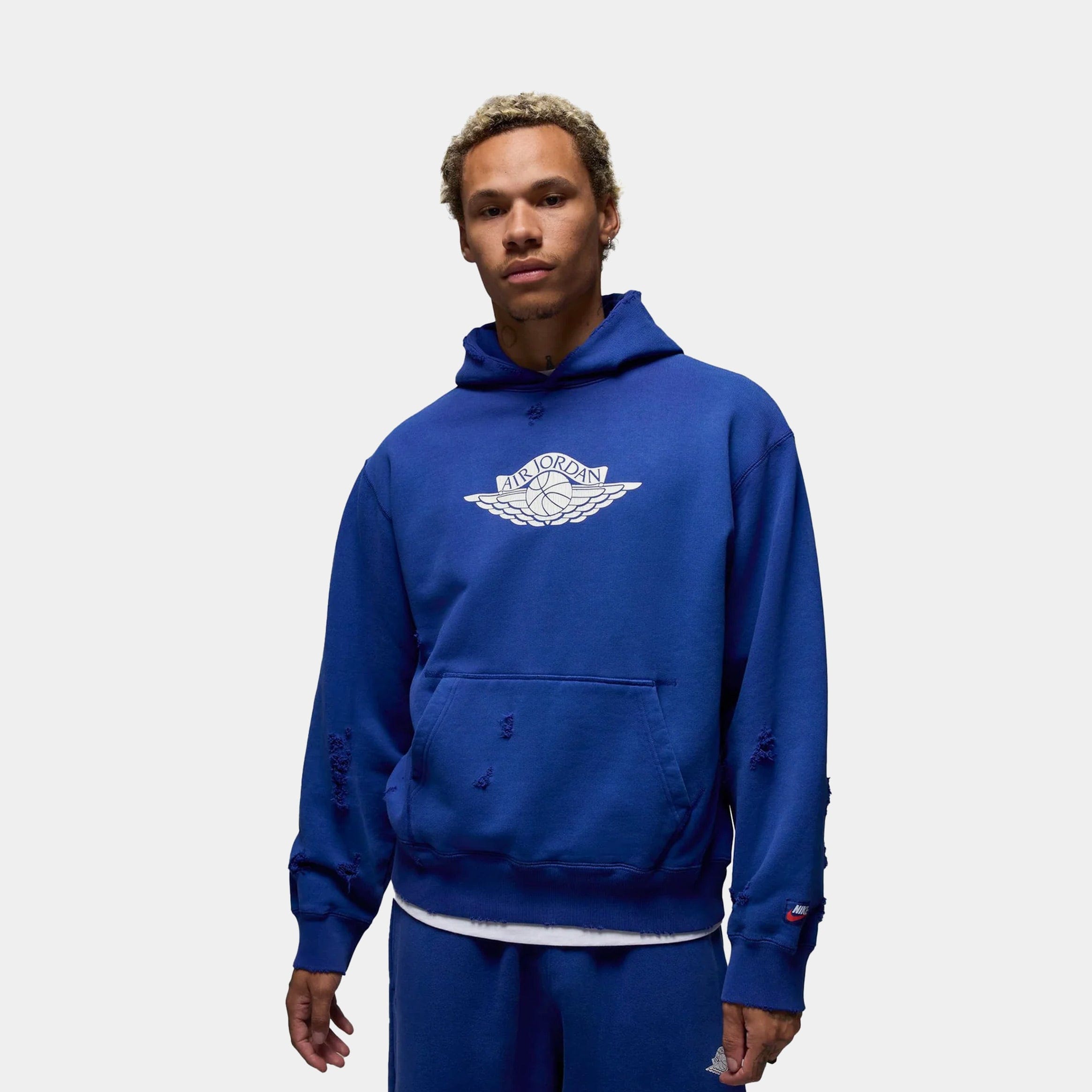 Air Jordan Rare Air Fleece Pullover Mens Hoodie (Deep Royal)