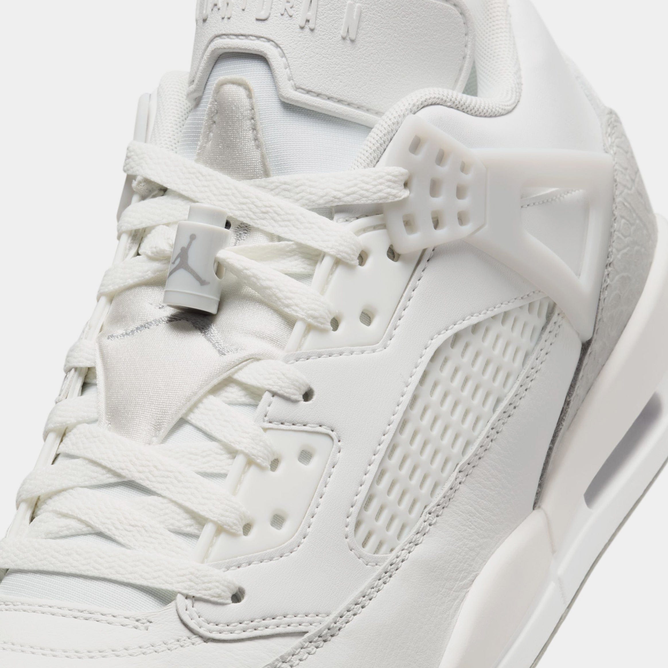 Air Jordan Spizike Low Mens Basketball Shoes (Summit White/Photon Dust/Phantom/Metallic Silver)