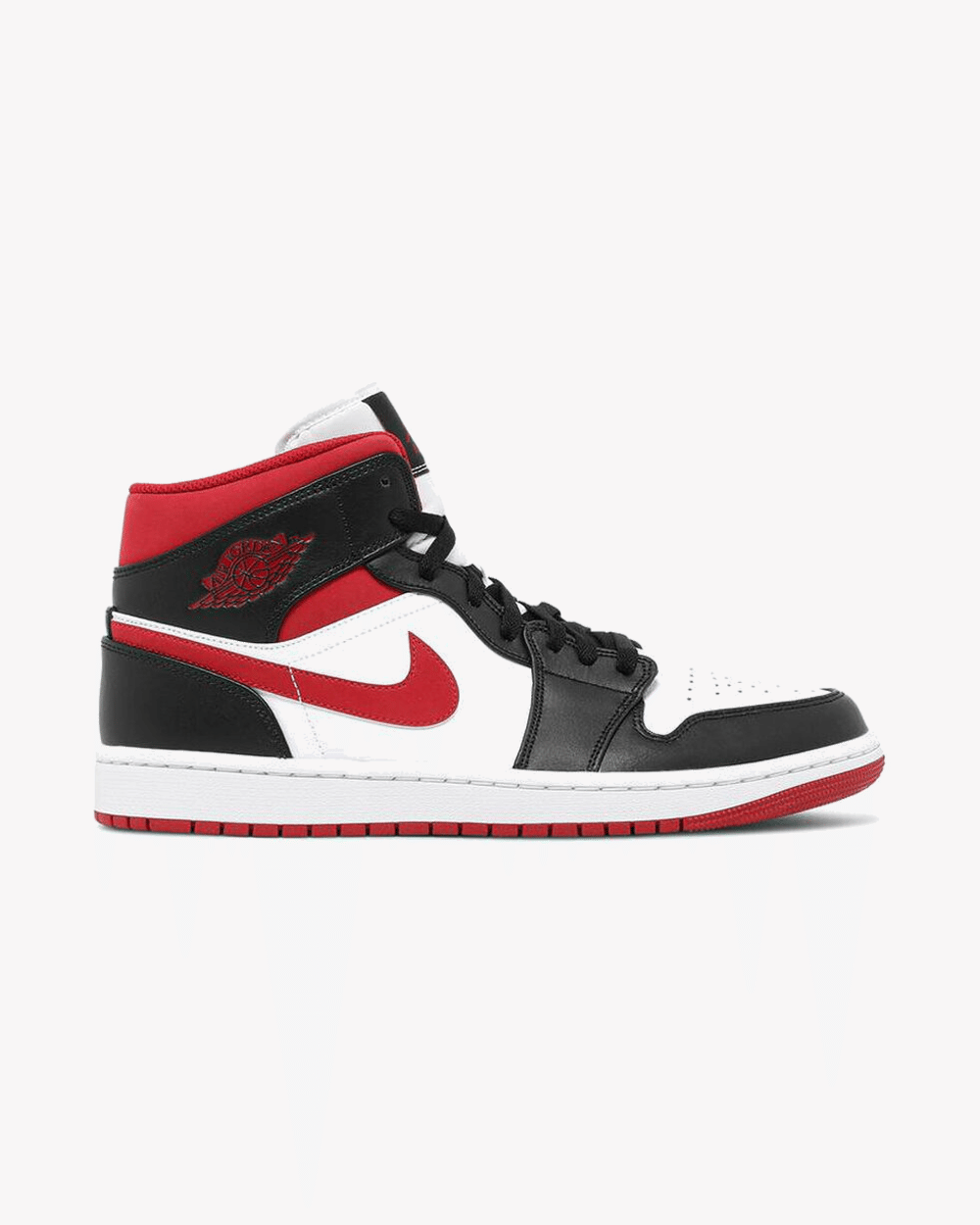 NIKE AIR JORDAN 1 MID GYM RED BLACK WHITE