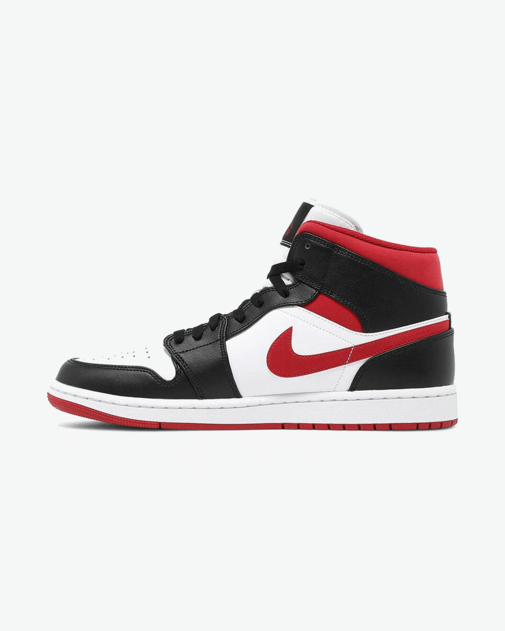 NIKE AIR JORDAN 1 MID GYM RED BLACK WHITE