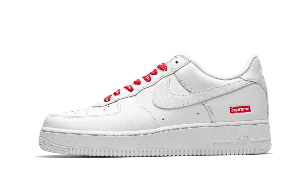 Nike Air Force 1 White Low Supreme