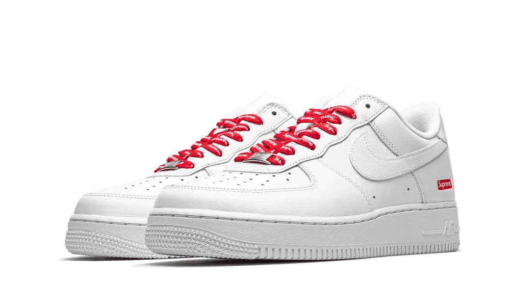 Nike Air Force 1 White Low Supreme