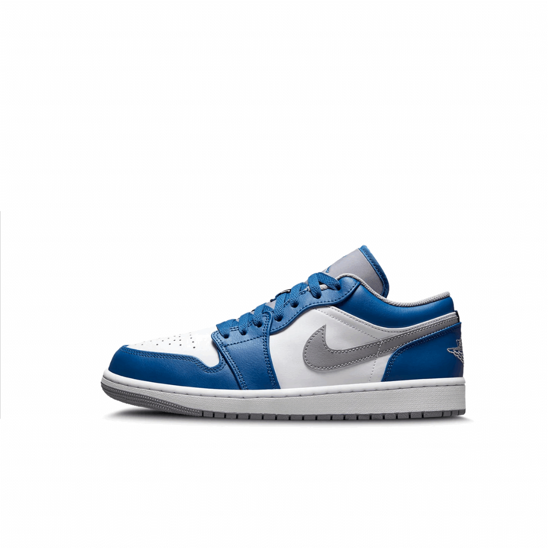 Air Jordan 1 True Blue Cement Low Sneakers Buy Online India
