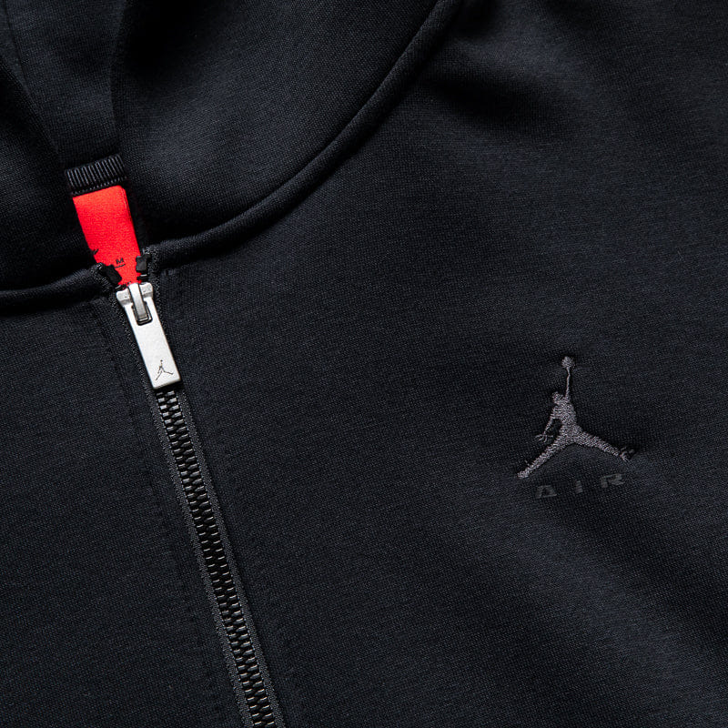 Air Jordan Jordan Brooklyn Oversized Fleece Full Zip Hoodie - Black/Dark Smoke Grey