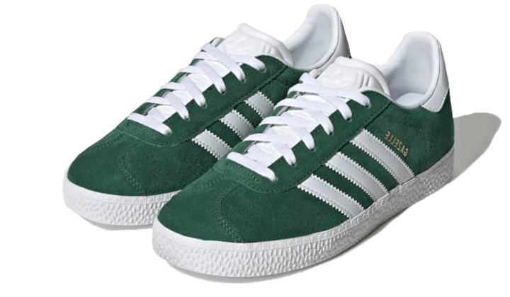 adidas Gazelle Junior Dark Green White