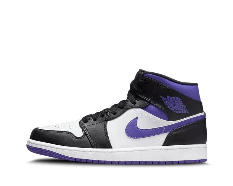 Air Jordan JORDAN 1 MID WHITE BLACK PURPLE