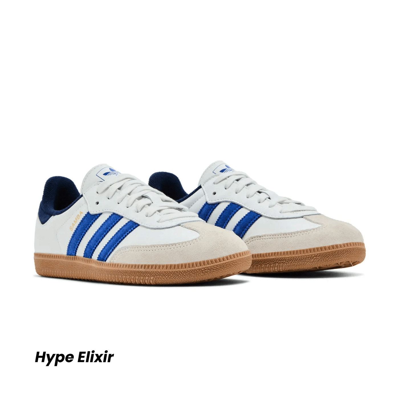 Adidas Samba OG White Royal Blue Night Indigo (Instant ship)