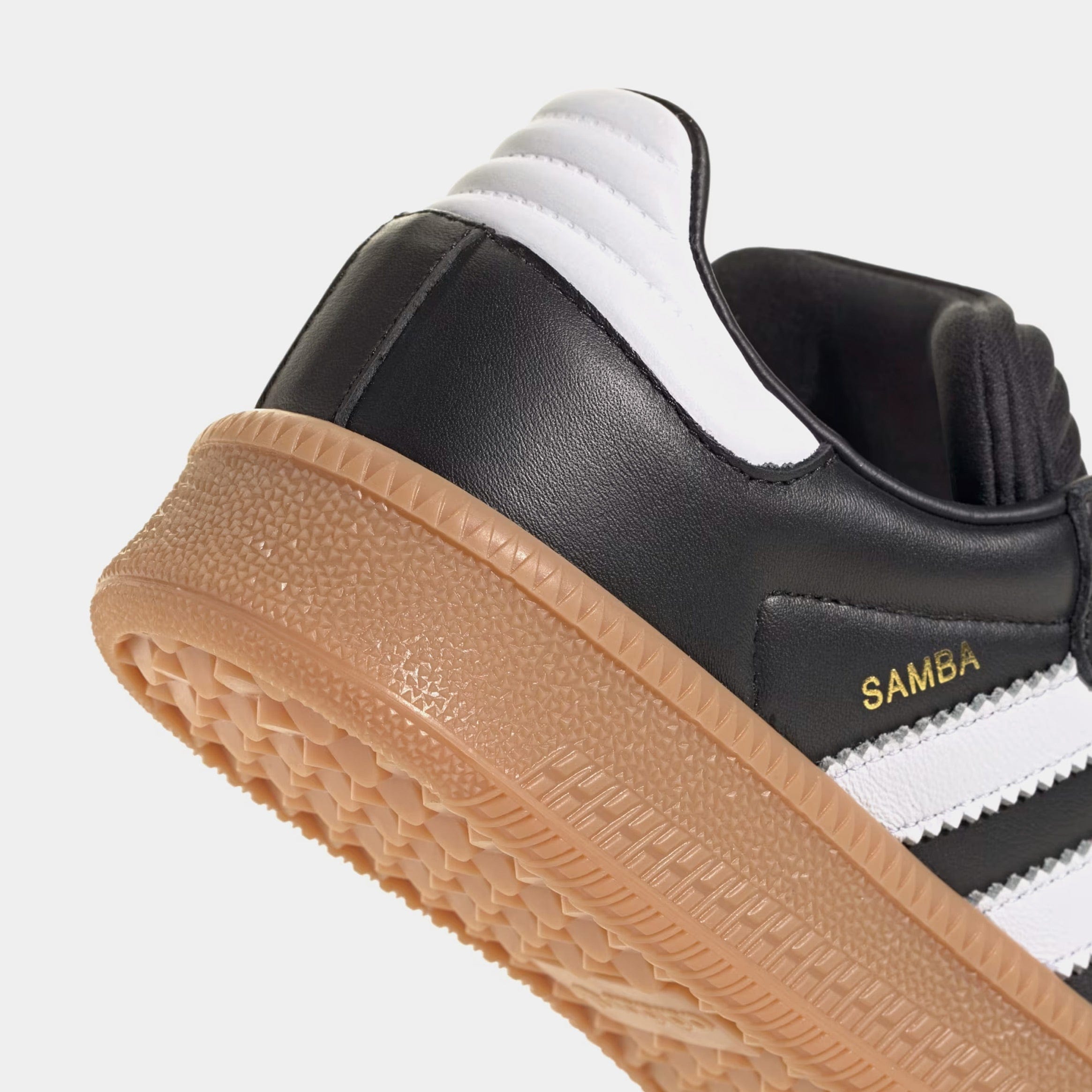 adidas Samba XLG Grade School Lifestyle Shoes (Core Black/Cloud White/Gum)