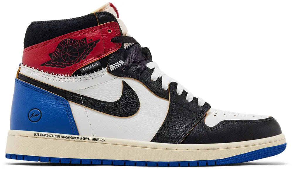 Air Jordan 1 Retro High OG SP FRAGMENT x UNION VARSITY RED SPORT ROYAL
