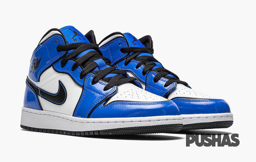 Air Jordan 1 Mid Signal Blue GS (2021)