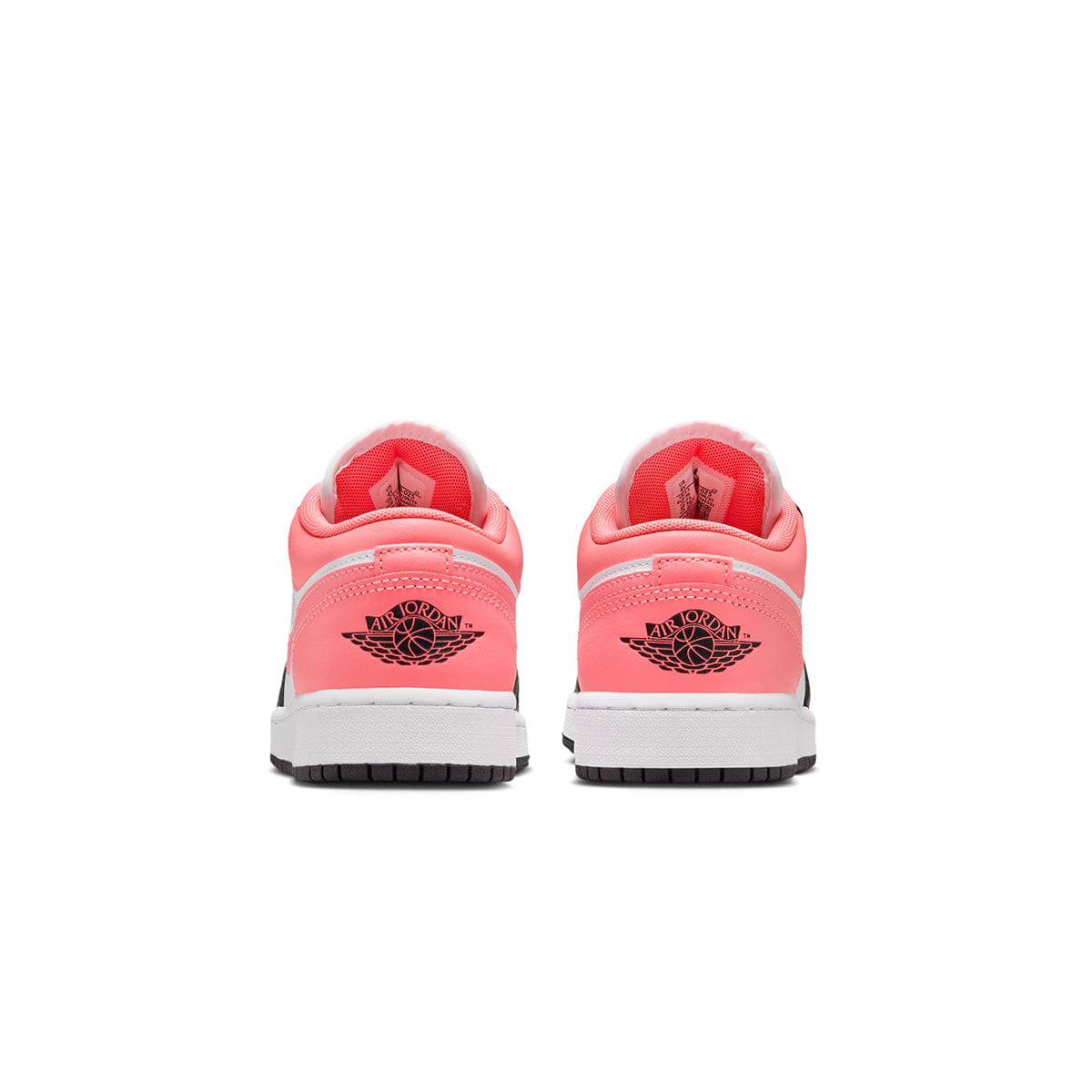 Air Jordan 1 Low GS BLACK/PINK GAZE - WHITE