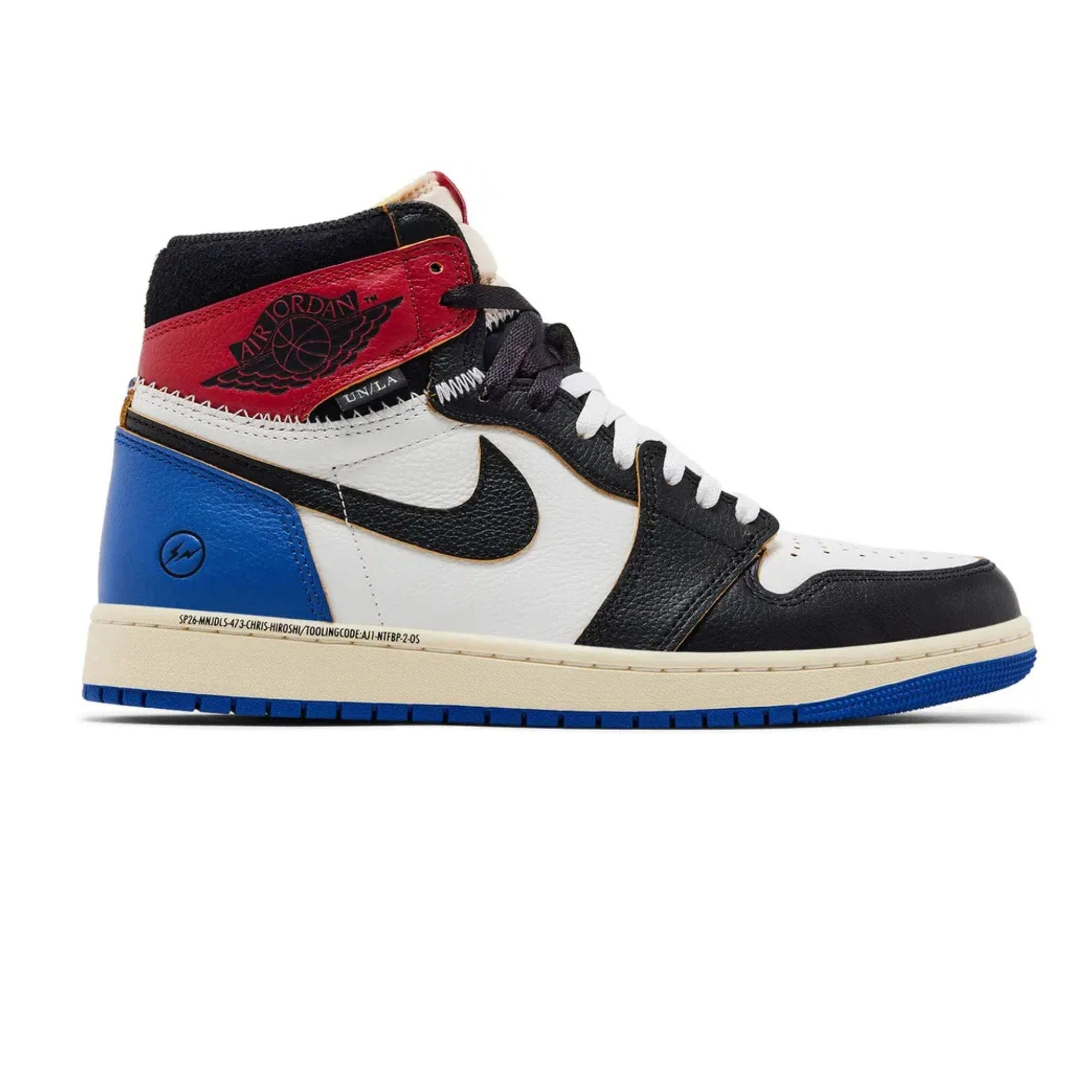 Air Jordan 1 Retro High OG SP x Fragment x Union LA Varsity Red Sport Royal (2026)