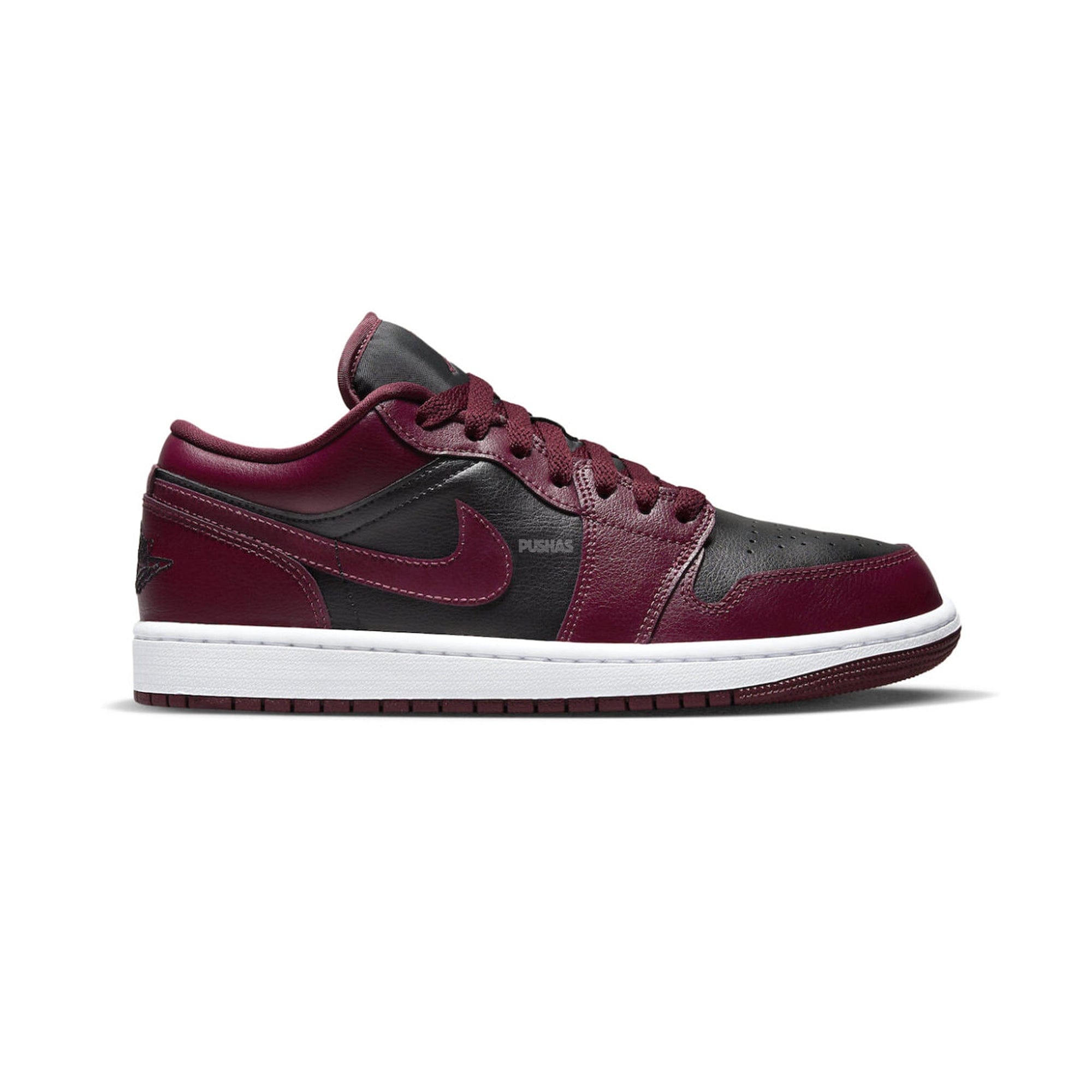 Air Jordan 1 Low Black Dark Beetroot Women's (2020)