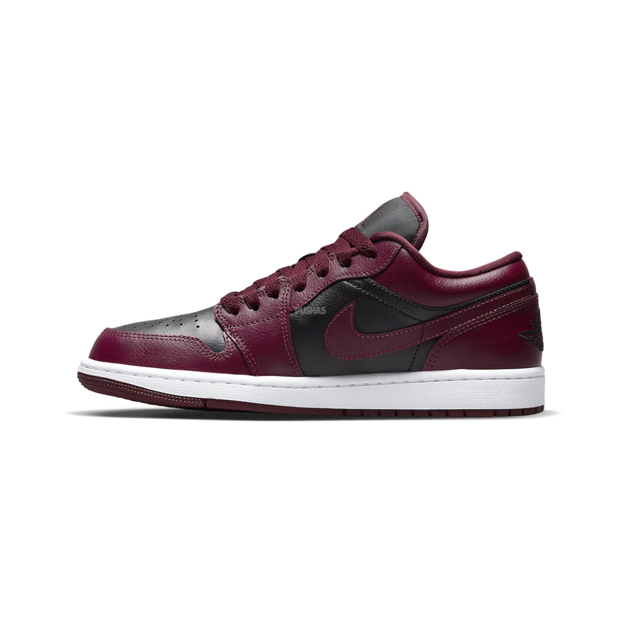 Air Jordan 1 Low Black Dark Beetroot Women's (2020)