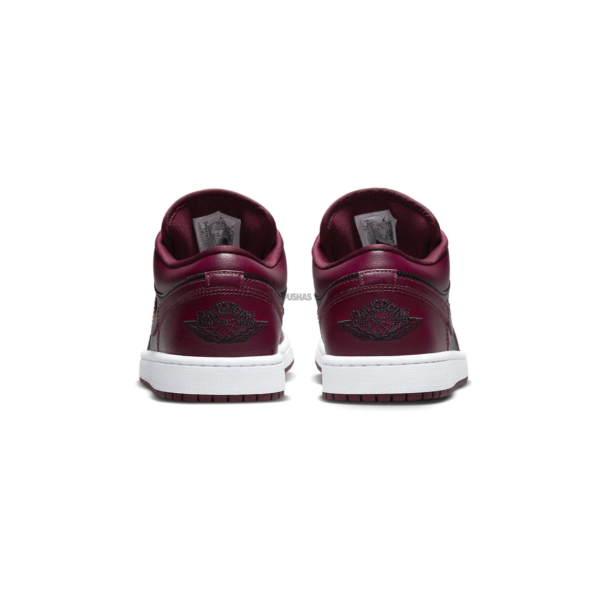 Air Jordan 1 Low Black Dark Beetroot Women's (2020)
