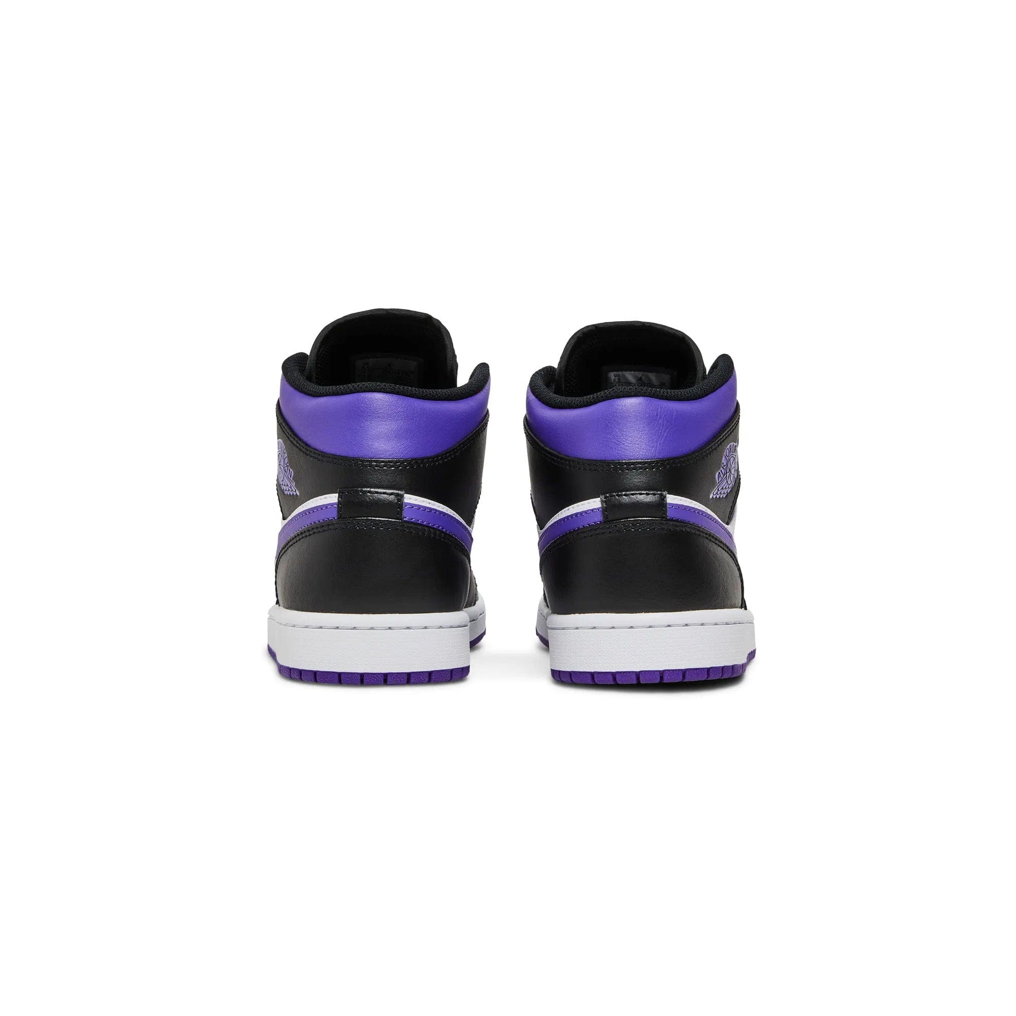 Air Jordan 1 Mid White Black Purple (2022)