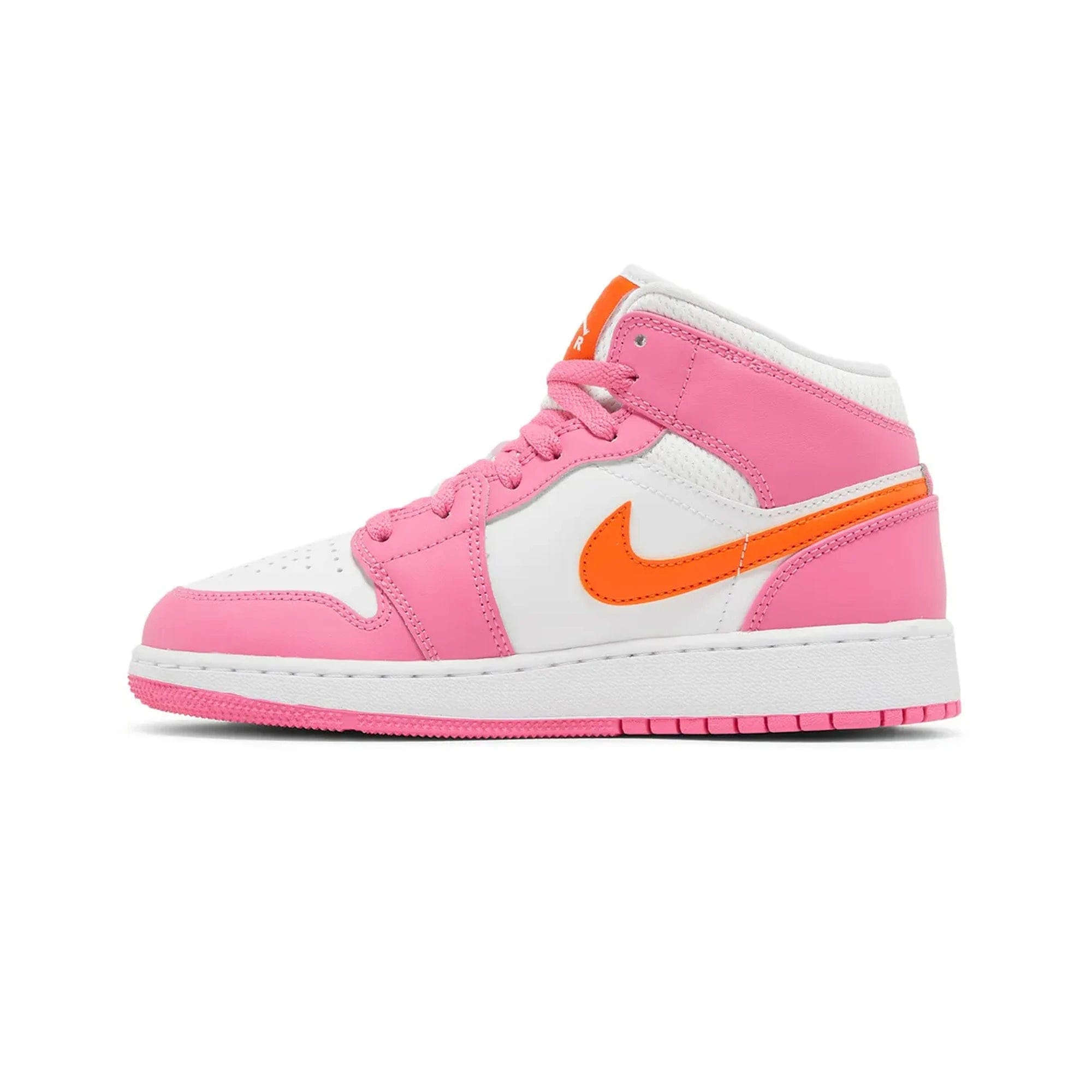 Air Jordan 1 Mid Pinksicle Safety Orange GS (2022)