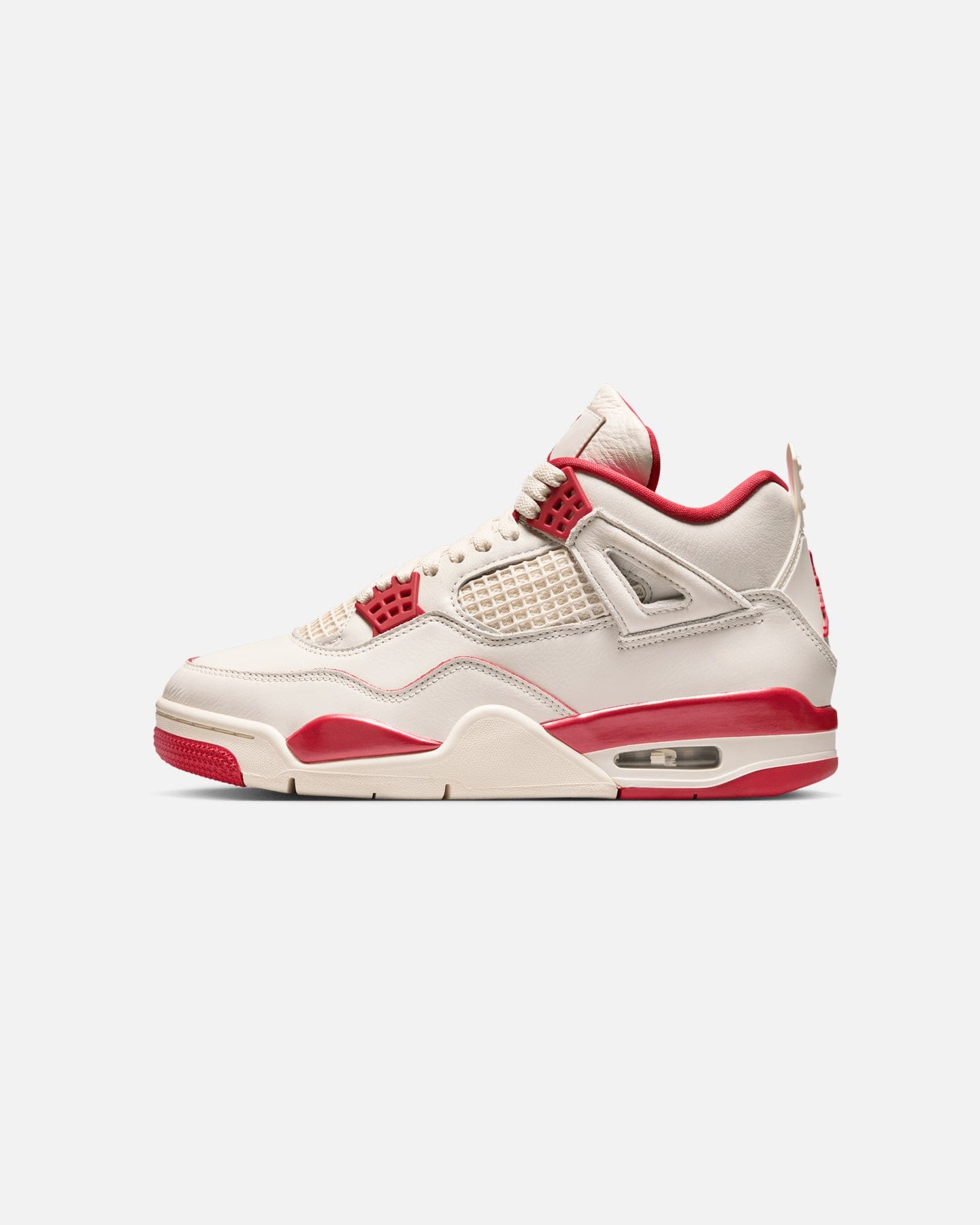Air Jordan Jordan Women's Air Jordan 4 Retro Pale Ivory and Tough Red Pale Ivory