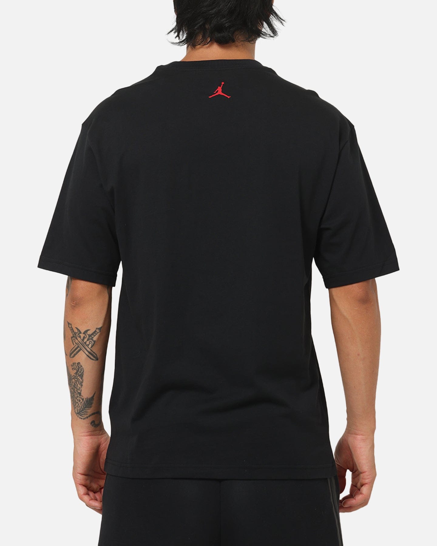 Air Jordan Jordan Air Embroidered T - Shirt Black/Sail
