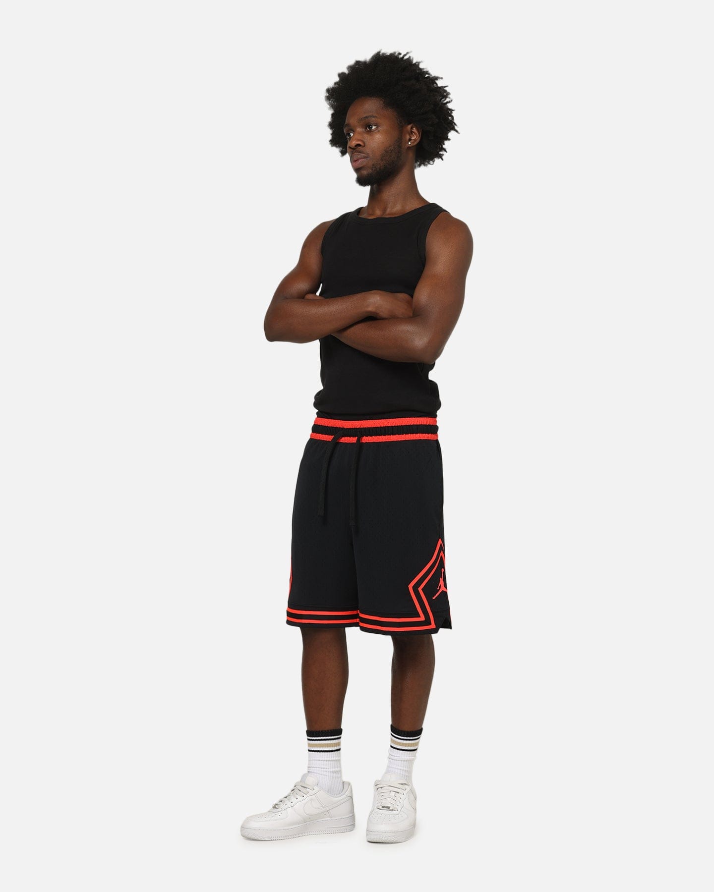 Air Jordan Jordan Dri - FIT Sport Diamond Shorts Black/Infrared