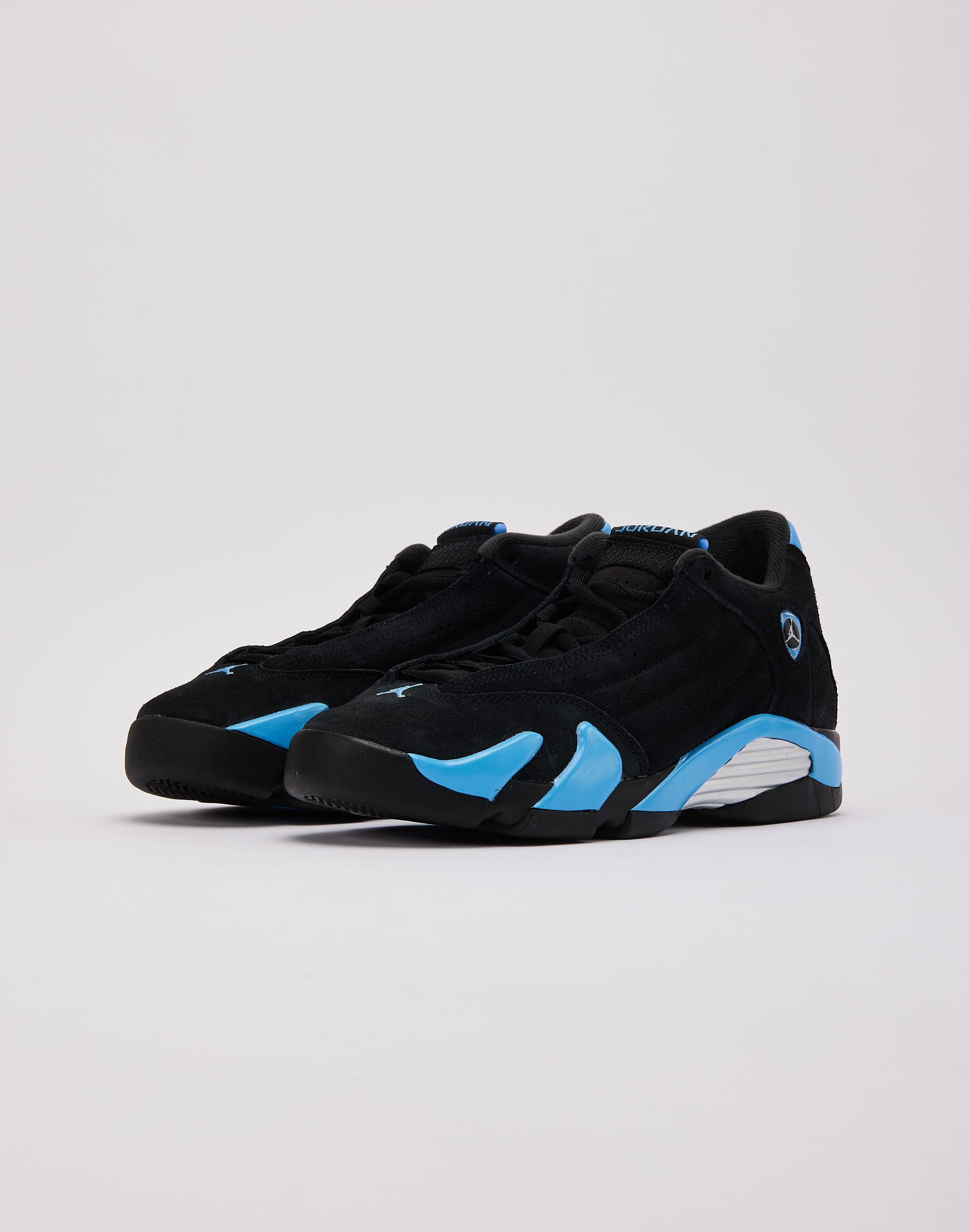 Air Jordan Jordan Air Jordan 14 Retro Black and University Blue Grade - School