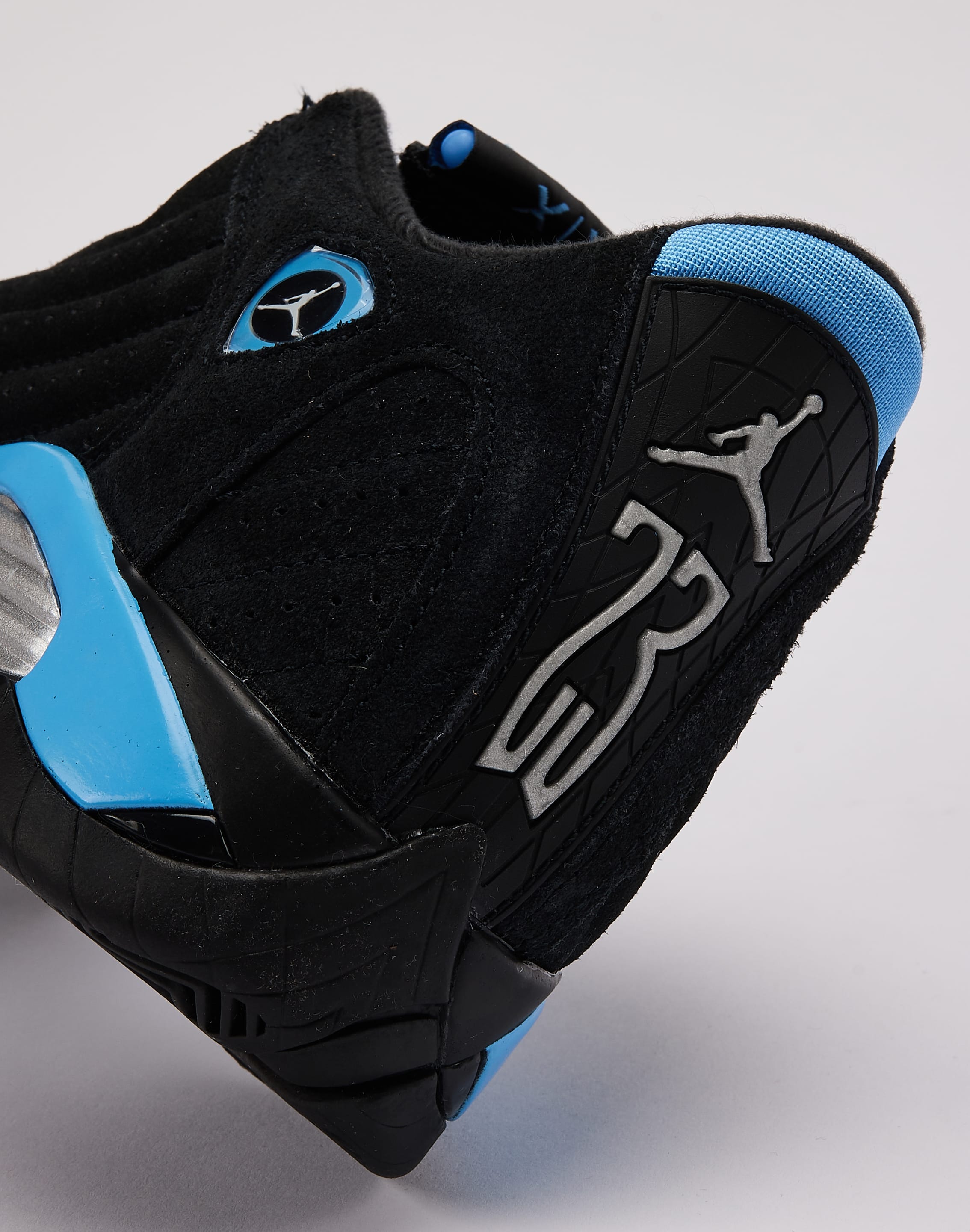 Air Jordan Jordan Air Jordan 14 Retro Black and University Blue Grade - School