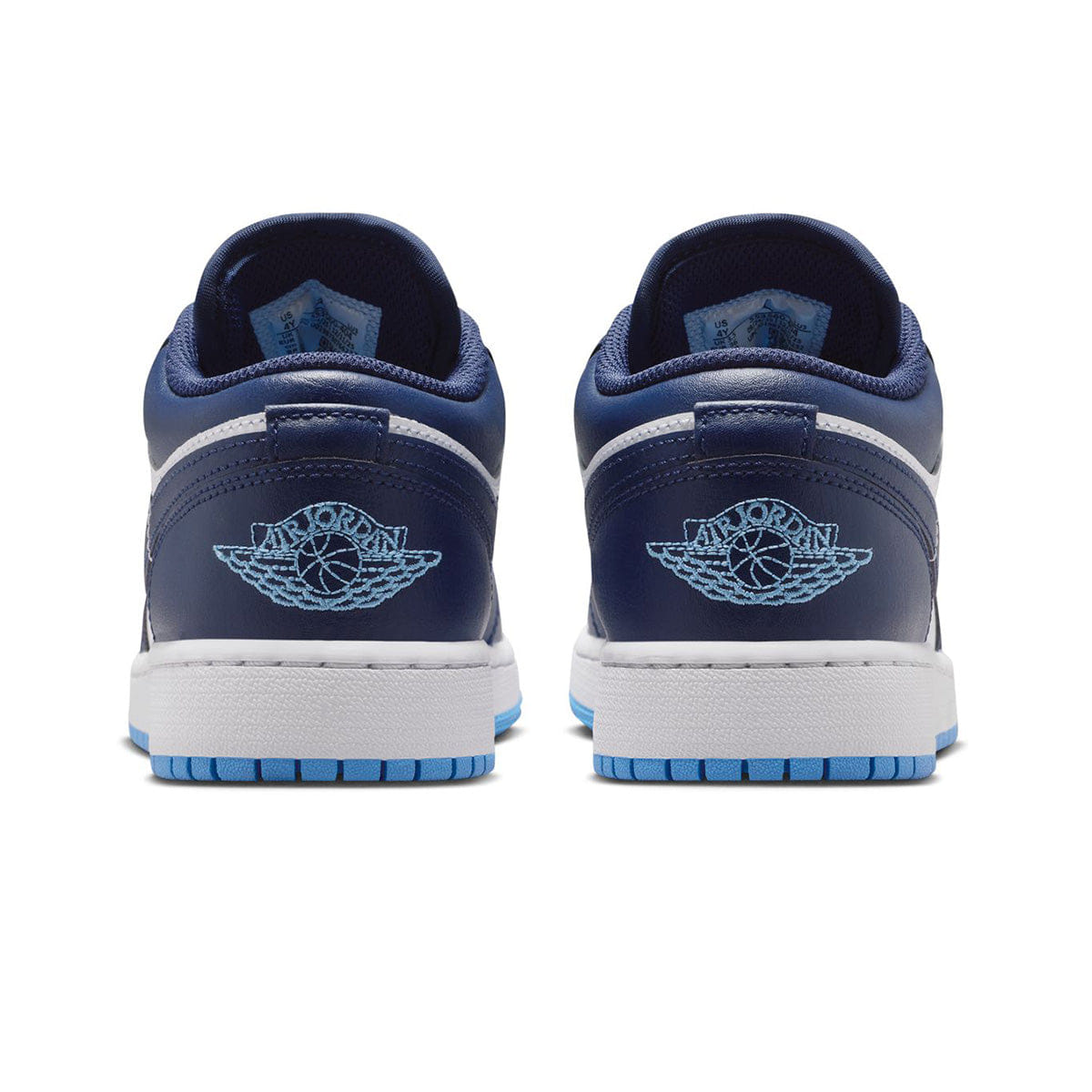 Air Jordan 1 Low Grade School MIDNIGHT NAVY/UNIVERSITY BLUE/WHITE