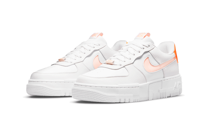 Nike Air Force 1 Low Pixel White Orange