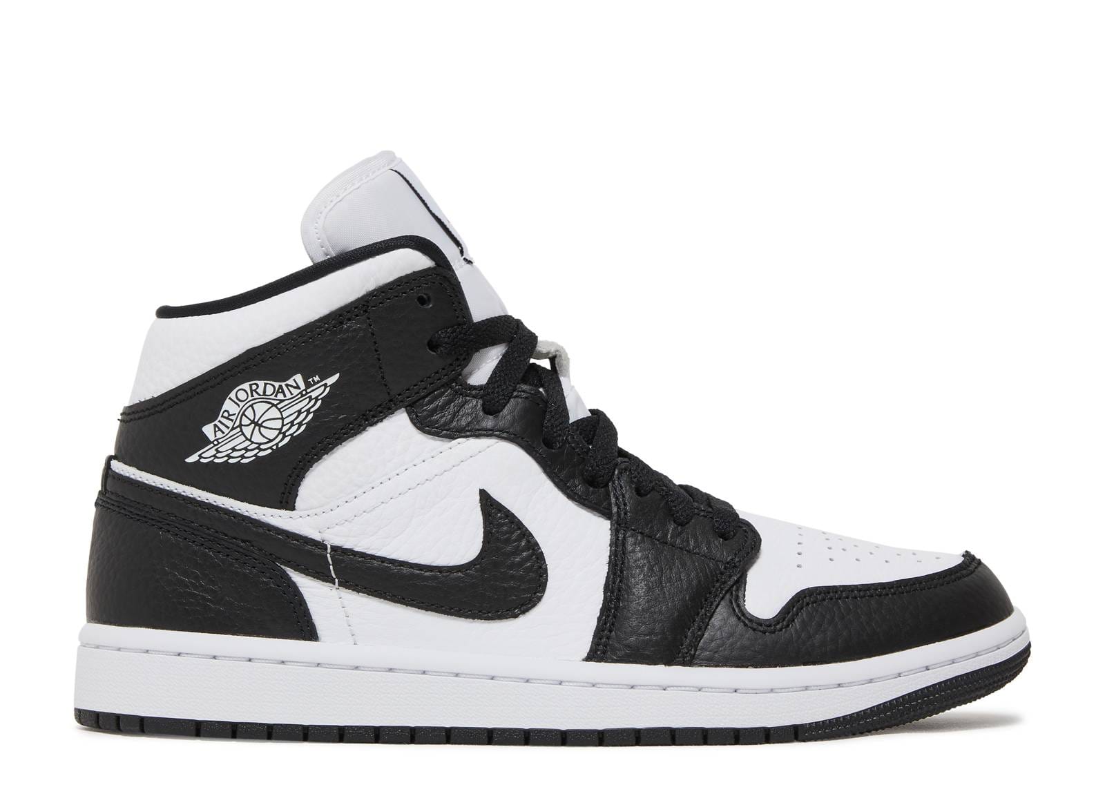 Air Jordan 1 Mid Split Black White (WMNS)
