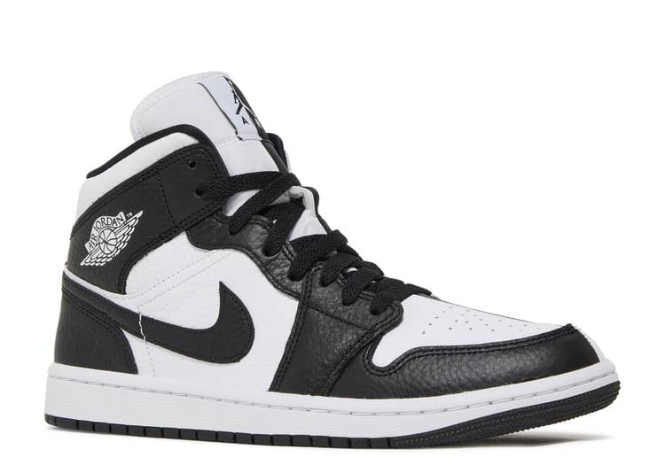 Air Jordan 1 Mid Split Black White (WMNS)