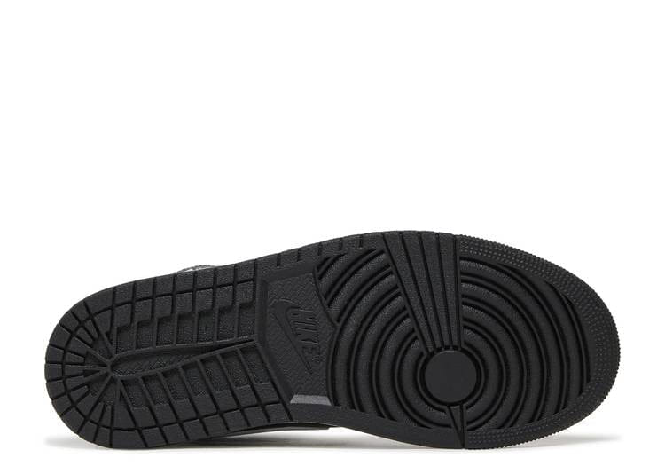 Air Jordan 1 Mid Split Black White (WMNS)
