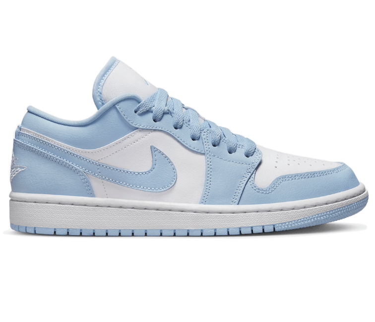 Air Jordan Women's Nike Air Jordan 1 Low (White/Ice Blue)