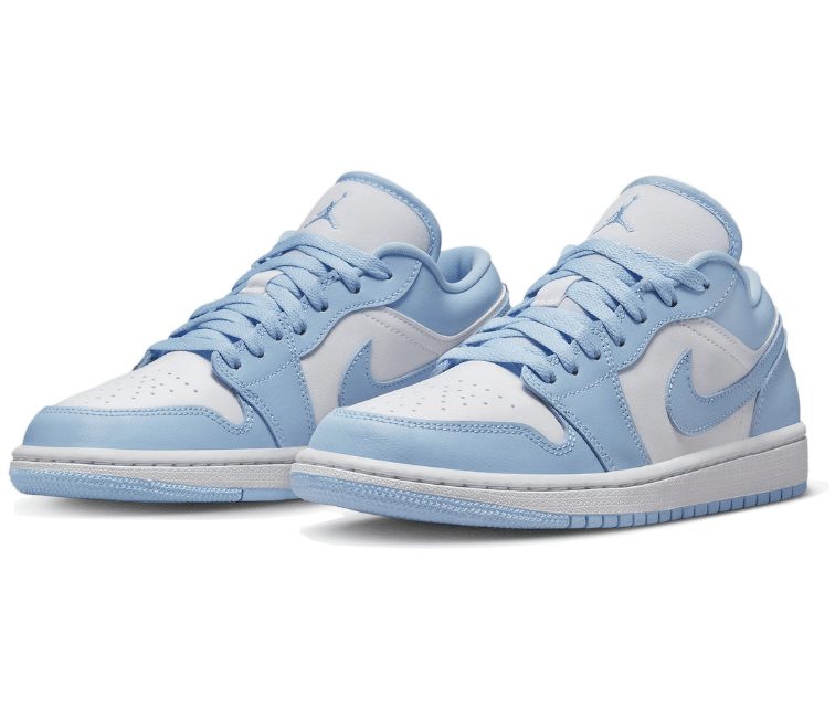 Air Jordan Women's Nike Air Jordan 1 Low (White/Ice Blue)