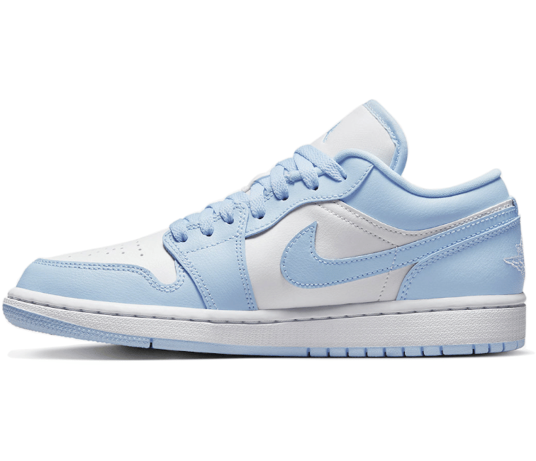 Air Jordan Women's Nike Air Jordan 1 Low (White/Ice Blue)