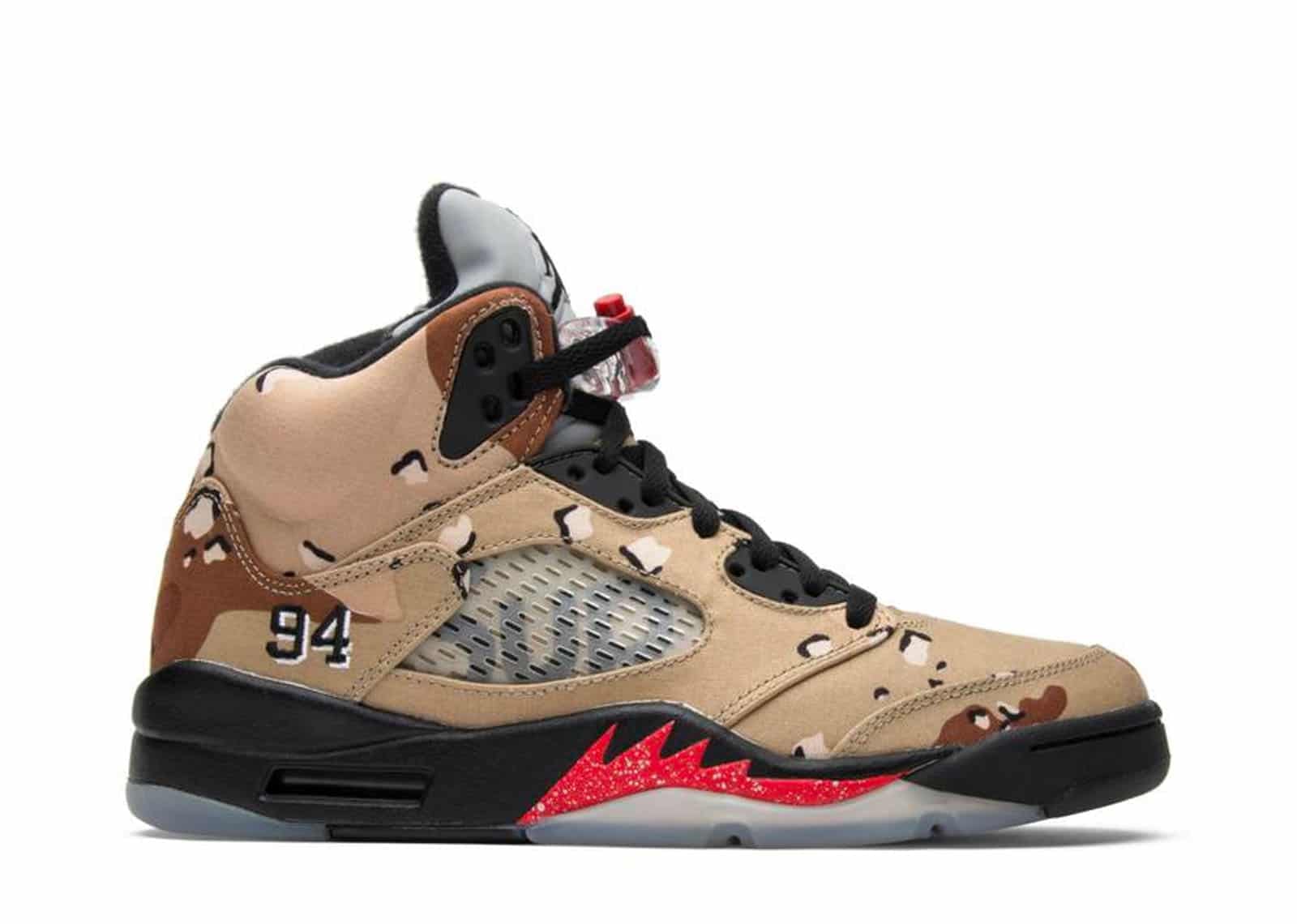 Air Jordan 5 Retro Supreme Desert Camo