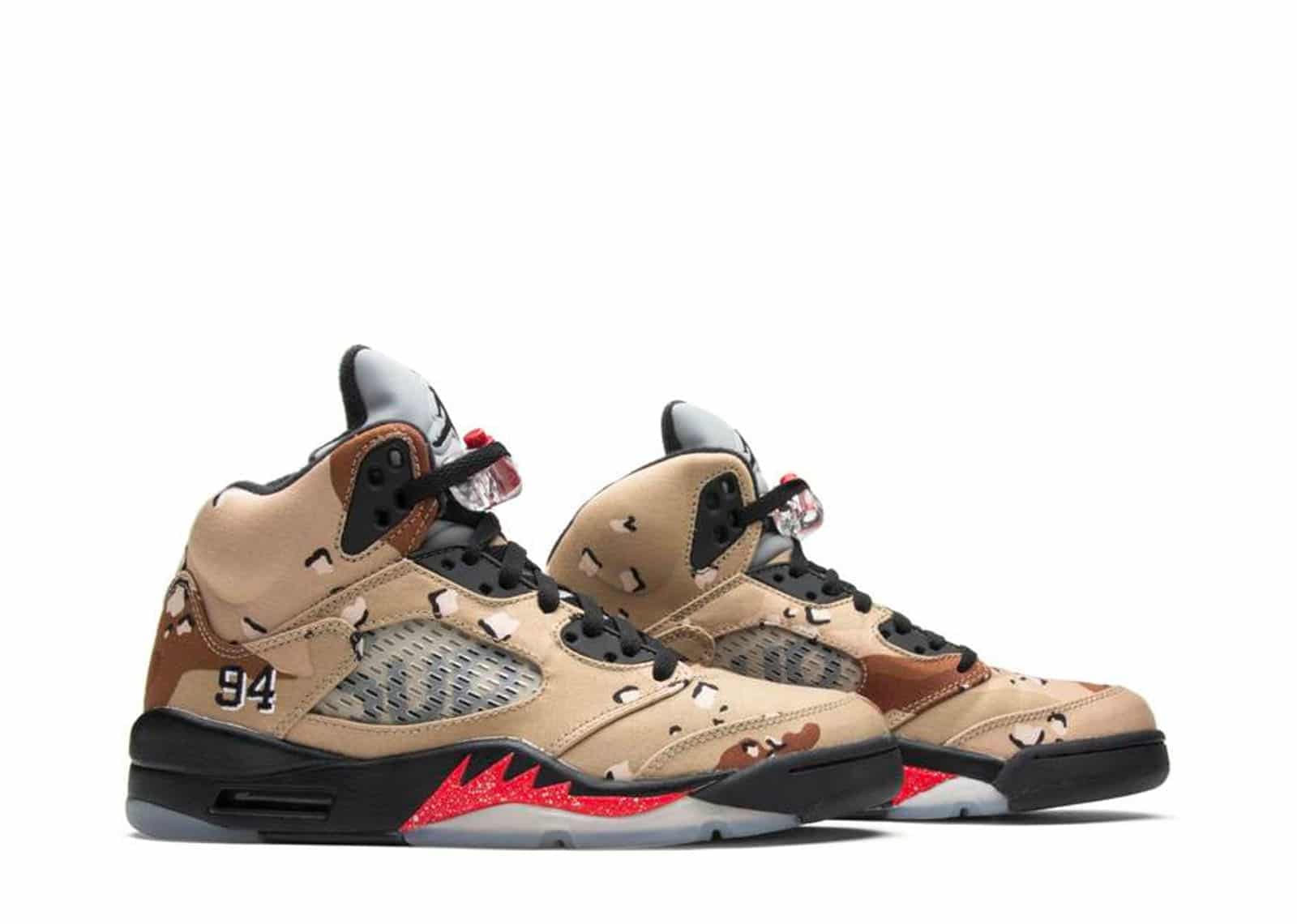 Air Jordan 5 Retro Supreme Desert Camo