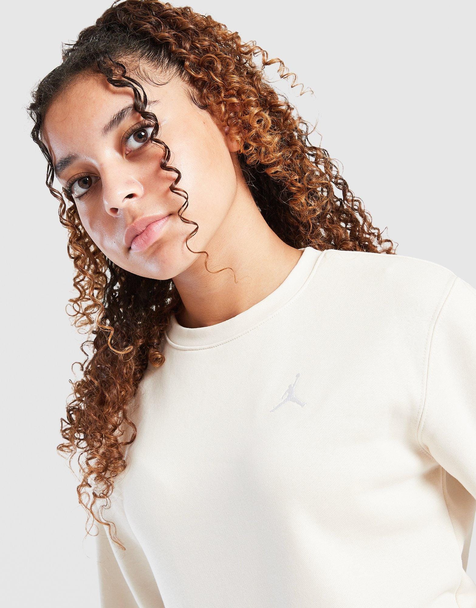 Air Jordan Girls' Brooklyn Essential Crew Sweatshirt Junior