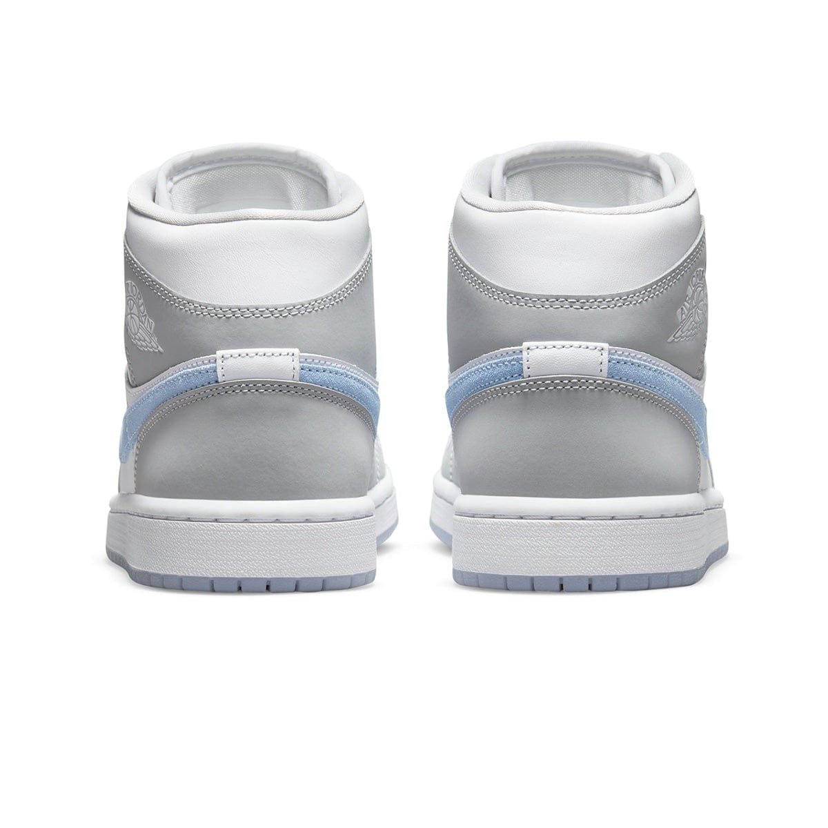 Air Jordan Wmns Air Jordan 1 Mid WHITE/ALUMINUM/WOLF GREY