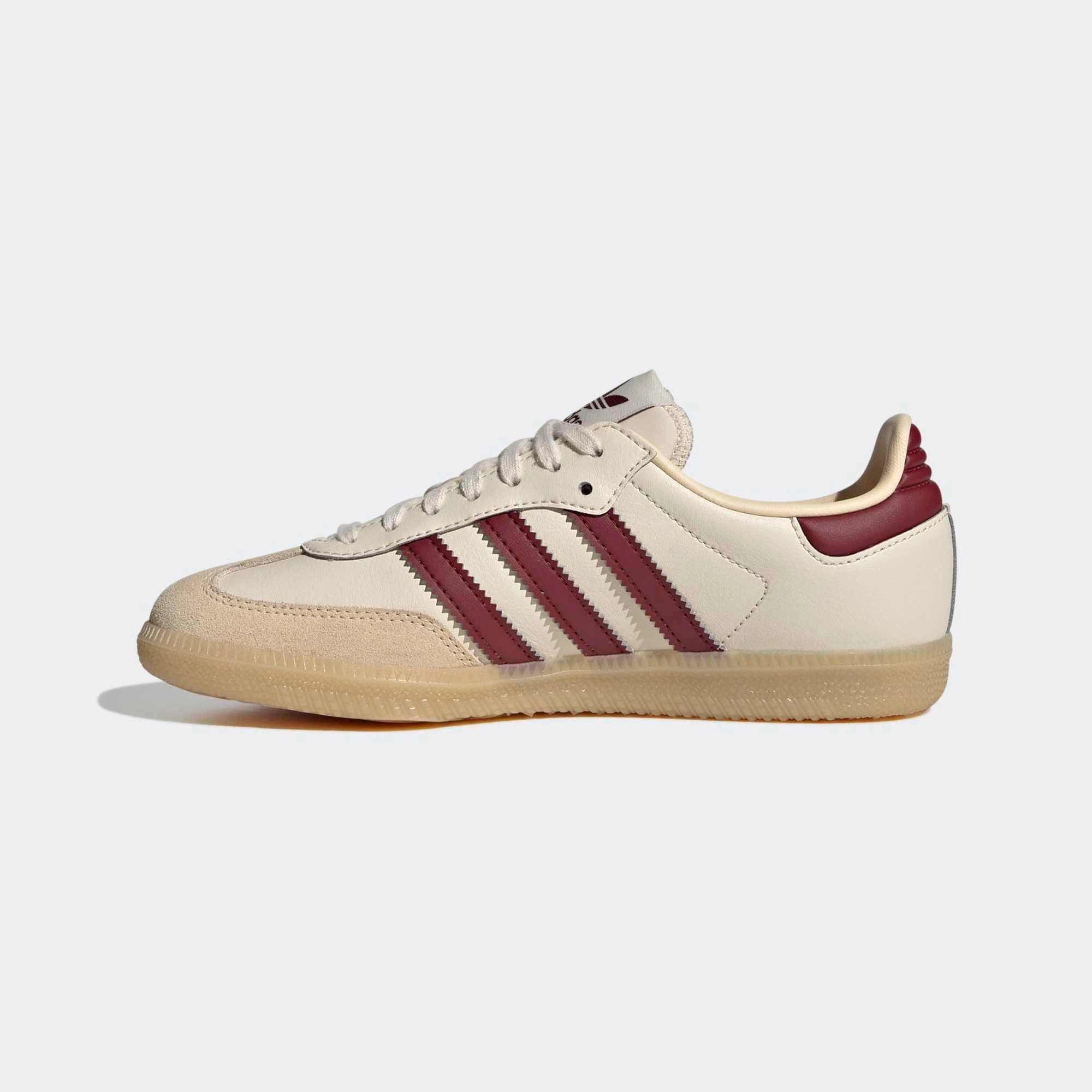 adidas Originals Samba OG Damen Sneaker – Wonder White / Shadow Red (JQ8554)